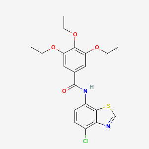 N-(4-chloro-1,3-benzothiazol-7-yl)-3,4,5-triethoxybenzamide