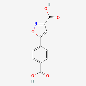 5-(4-Carboxyphenyl)isoxazole-3-carboxylic Acid