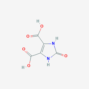 molecular formula C5H4N2O5 B2603385 2-oxo-2,3-dihydro-1H-imidazole-4,5-dicarboxylic acid CAS No. 69579-38-0