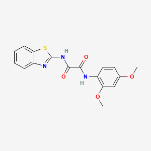 N1-(benzo[d]thiazol-2-yl)-N2-(2,4-dimethoxyphenyl)oxalamide