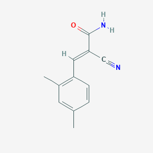 (E)-2-cyano-3-(2,4-dimethylphenyl)prop-2-enamide