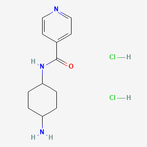 N-[(1R*,4R*)-4-Aminocyclohexyl]isonicotinamide dihydrochloride