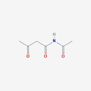 molecular formula C6H9NO3 B2603528 N-乙酰-3-氧代丁酰胺 CAS No. 27091-70-9