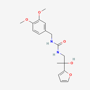 1-(3,4-Dimethoxybenzyl)-3-(2-(furan-2-yl)-2-hydroxypropyl)urea