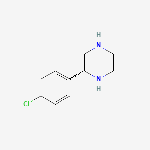 molecular formula C10H13ClN2 B2603571 (R)-2-(4-chlorophenyl)piperazine CAS No. 769944-51-6