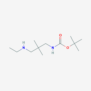 tert-butyl N-[3-(ethylamino)-2,2-dimethylpropyl]carbamate