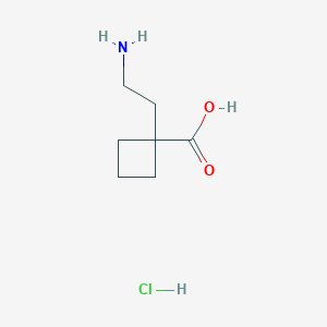 1-(2-Aminoethyl)cyclobutanecarboxylic acid hydrochloride