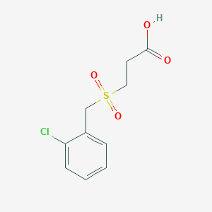3-[(2-Chlorobenzyl)sulfonyl]propanoic acid