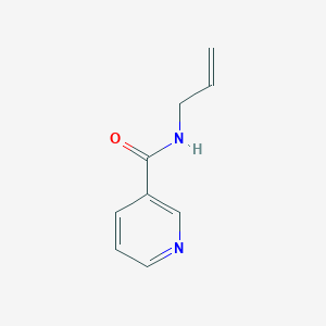 molecular formula C9H10N2O B2603624 N-丙-2-烯基吡啶-3-甲酰胺 CAS No. 98952-82-0