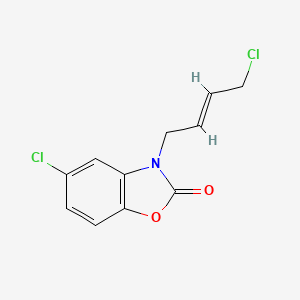 5-chloro-3-[(2E)-4-chlorobut-2-en-1-yl]-2,3-dihydro-1,3-benzoxazol-2-one