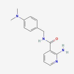 2-amino-N-[4-(dimethylamino)benzyl]pyridine-3-carboxamide