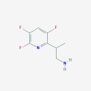 2-(3,5,6-Trifluoropyridin-2-yl)propan-1-amine