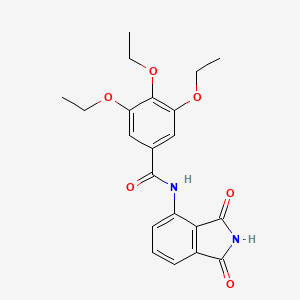 N-(1,3-dioxoisoindol-4-yl)-3,4,5-triethoxybenzamide