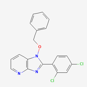 1-(benzyloxy)-2-(2,4-dichlorophenyl)-1H-imidazo[4,5-b]pyridine