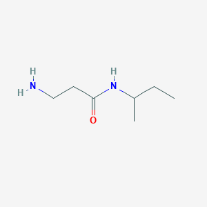 molecular formula C7H16N2O B2603777 3-amino-N-(butan-2-yl)propanamide CAS No. 953890-47-6
