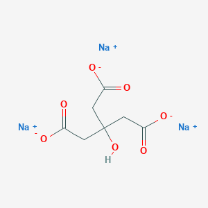 molecular formula C7H7Na3O7 B2603783 Trisodium;3-(carboxylatomethyl)-3-hydroxypentanedioate CAS No. 1196790-29-0