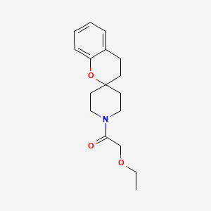 molecular formula C17H23NO3 B2603805 2-Ethoxy-1-(spiro[chroman-2,4'-piperidin]-1'-yl)ethanone CAS No. 1421445-25-1