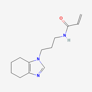 molecular formula C13H19N3O B2603827 N-[3-(4,5,6,7-Tetrahydrobenzimidazol-1-yl)propyl]prop-2-enamide CAS No. 2361657-30-7