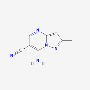 7-Amino-2-methylpyrazolo[1,5-a]pyrimidine-6-carbonitrile