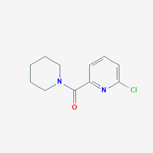 molecular formula C11H13ClN2O B2603907 2-Chloro-6-[(piperidin-1-yl)carbonyl]pyridine CAS No. 720693-20-9