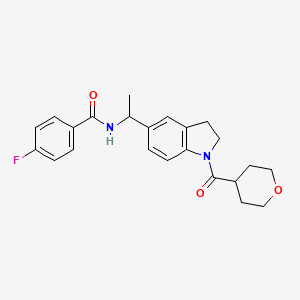 molecular formula C23H25FN2O3 B2603926 (Rac)-IDO1-IN-5 CAS No. 2166616-74-4