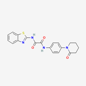 N1-(benzo[d]thiazol-2-yl)-N2-(4-(2-oxopiperidin-1-yl)phenyl)oxalamide
