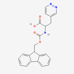 2-(9H-Fluoren-9-ylmethoxycarbonylamino)-3-pyridazin-4-ylpropanoic acid