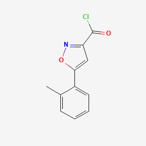 5-(2-Methylphenyl)isoxazole-3-carbonyl chloride