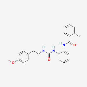 N-(2-(3-(4-methoxyphenethyl)ureido)phenyl)-2-methylbenzamide