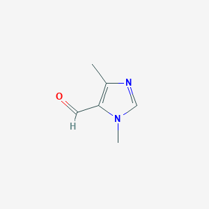 molecular formula C6H8N2O B2604035 1,4-Dimethyl-1H-imidazole-5-carbaldehyde CAS No. 368833-94-7