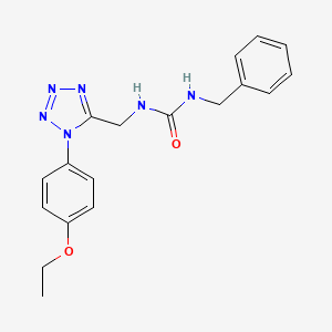 1-benzyl-3-((1-(4-ethoxyphenyl)-1H-tetrazol-5-yl)methyl)urea