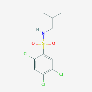 2,4,5-trichloro-N-(2-methylpropyl)benzene-1-sulfonamide
