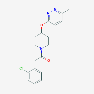 2-(2-Chlorophenyl)-1-(4-((6-methylpyridazin-3-yl)oxy)piperidin-1-yl)ethanone