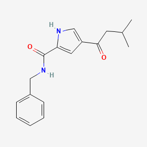 N-benzyl-4-(3-methylbutanoyl)-1H-pyrrole-2-carboxamide