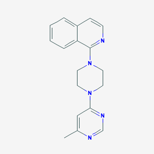 1-[4-(6-Methylpyrimidin-4-yl)piperazin-1-yl]isoquinoline