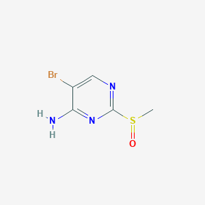 5-Bromo-2-methanesulfinylpyrimidin-4-amine