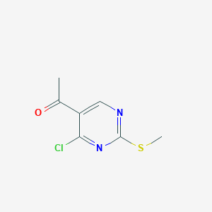 1-(4-Chloro-2-(methylthio)pyrimidin-5-yl)ethanone