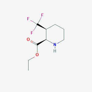 Ethyl (2R,3S)-3-(trifluoromethyl)piperidine-2-carboxylate