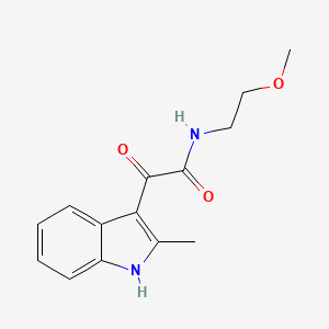 N-(2-methoxyethyl)-2-(2-methyl-1H-indol-3-yl)-2-oxoacetamide