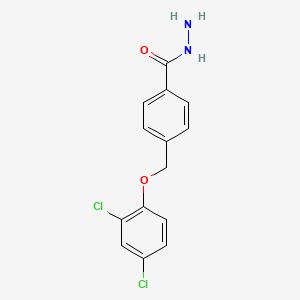 4-[(2,4-Dichlorophenoxy)methyl]benzohydrazide