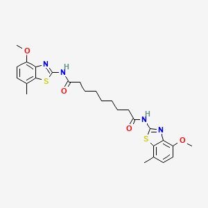 N1,N9-bis(4-methoxy-7-methylbenzo[d]thiazol-2-yl)nonanediamide