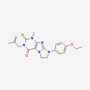 6-(4-Ethoxyphenyl)-4-methyl-2-(2-methylprop-2-enyl)-7,8-dihydropurino[7,8-a]imidazole-1,3-dione