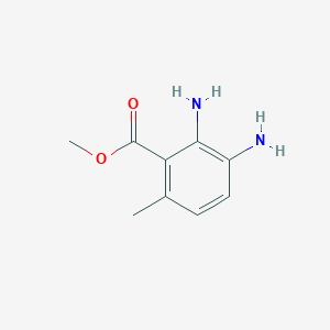 molecular formula C9H12N2O2 B2604232 2,3-二氨基-6-甲基苯甲酸甲酯 CAS No. 258508-85-9