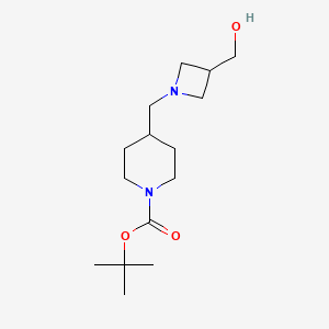 Tert-butyl 4-[[3-(hydroxymethyl)azetidin-1-yl]methyl]piperidine-1-carboxylate