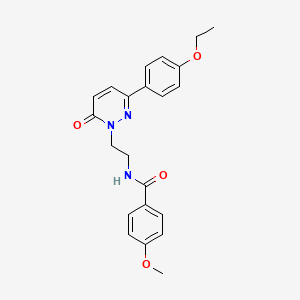 N-(2-(3-(4-ethoxyphenyl)-6-oxopyridazin-1(6H)-yl)ethyl)-4-methoxybenzamide