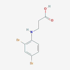 3-[(2,4-Dibromophenyl)amino]propanoic acid