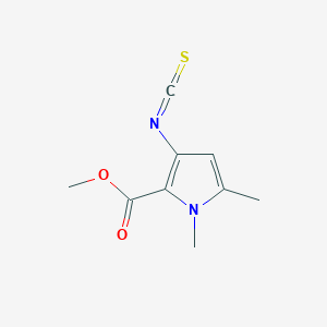 molecular formula C9H10N2O2S B2604394 methyl 3-isothiocyanato-1,5-dimethyl-1H-pyrrole-2-carboxylate CAS No. 1255785-23-9