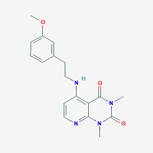 5-((3-methoxyphenethyl)amino)-1,3-dimethylpyrido[2,3-d]pyrimidine-2,4(1H,3H)-dione