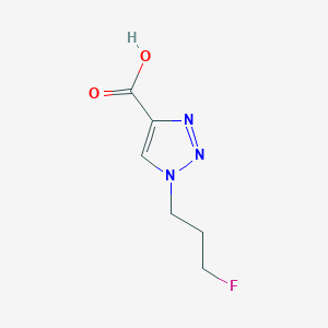 1-(3-Fluoropropyl)-1H-1,2,3-triazole-4-carboxylic acid