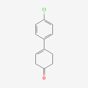 4-(4-Chlorophenyl)cyclohex-3-en-1-one